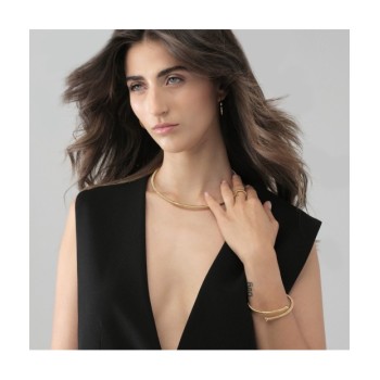 GIROCOLLO RIGIDO SOTTILE MIS. 35 DORATO MOD. 2572 [748bd202]