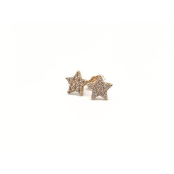 Orecchini stella in oro e zirconi mod.korm55-69 [c50b0e43]