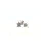 Orecchini stella in oro e zirconi mod.korm55-69 [ab308c4a]