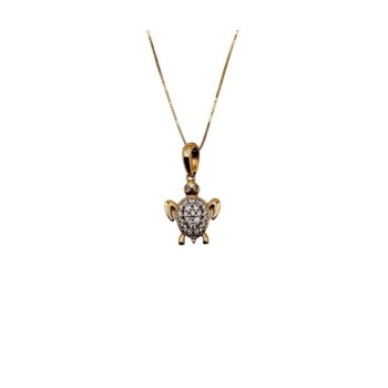 PD. TARTARUGA ORO 18KT C/VENEZIANA MOD. KPDM6-43 [e761a153]