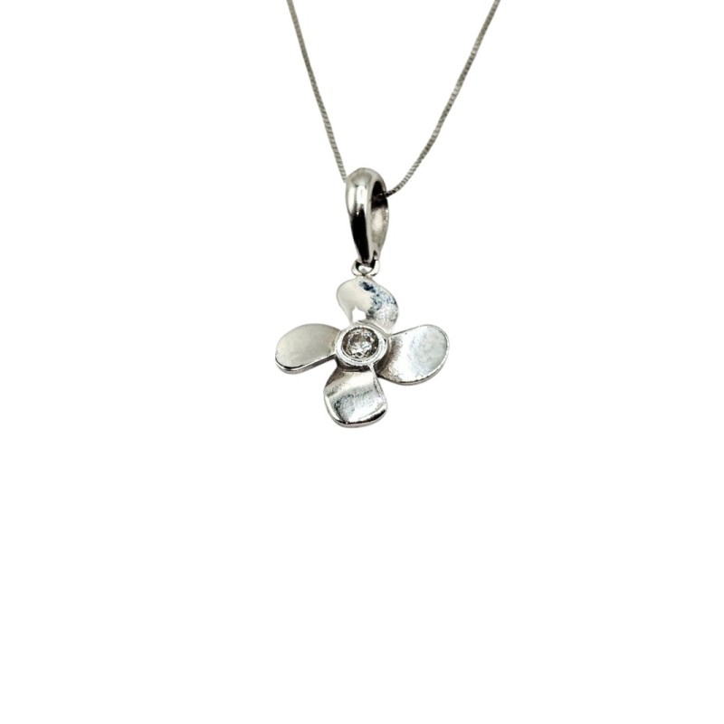 PENDENTE ELICA IN ORO 18KT  C/VENEZIANA MOD. KPM65-41 [8d7504ad]