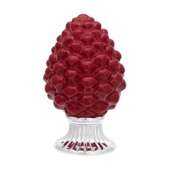Pigna Rossa con Base Argento h.25 Mod.L7040-25ARO [b811b0cc]