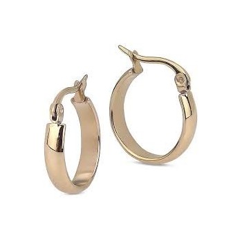 ORECCHINI CERCHIO PICCOLO  ACCIAIO DORATO MOD. LK/OR014 [34731571]