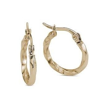 ORECCHINI CERCHIO PICCOLO ACCIAIO DORATO MOD. LK/OR02 [2e8c2ec2]