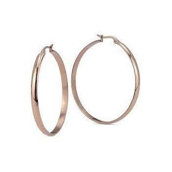 ORECCHINI CERCHIO GRANDE ACCIAIO MOD. LK/OR024 [d25fef55]