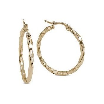 ORECCHINI CERCHIO MEDIO PICCOLO ACCIAIO DORATO MOD. LK/OR05 [3aa7cd39]