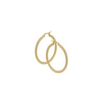 ORECCHINI ACCIAIO DORATI MOD. LK/OR30 [bc544c7d]