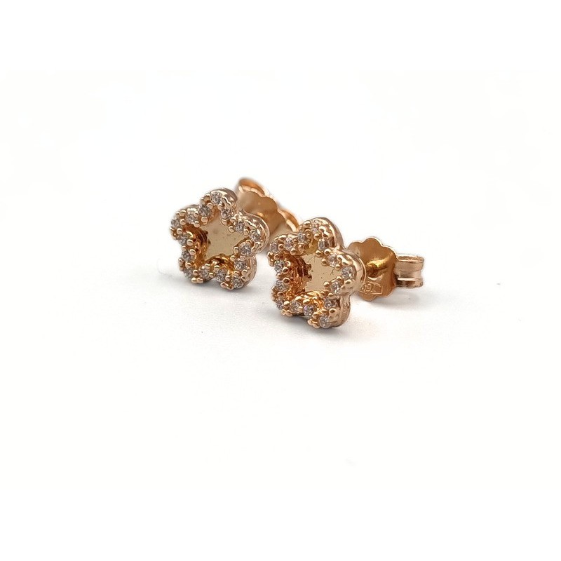 Orecchini fiori in oro mod.lorm85-65 [fe16ac04]