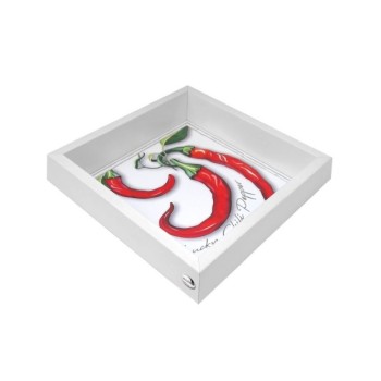 VUOTATASCHE 18x18 CHILI PEPPERS  MOD. LS300/1 [51414e50]