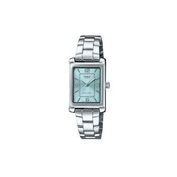 OR. CASIO DONNA ACCIAIO QUAD. AZZURRO MOD. LTP-1234DD-2ADF [6bf0437e]