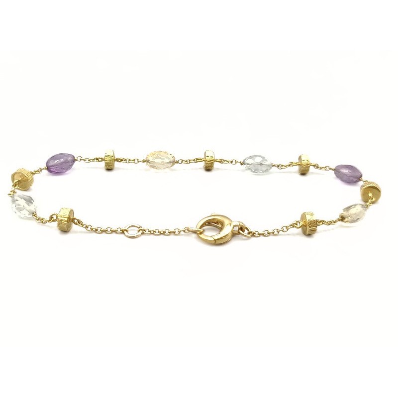 Bracciale in oro e pietre naturali mod.m5-202 [08d623cd]