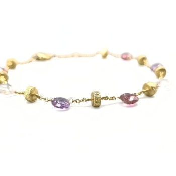 Bracciale in oro e pietre naturali mod.m5-214 [e997e564]
