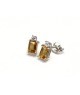 Orecchini in oro bianco e zirconi mod.m5-98 [970c7347]