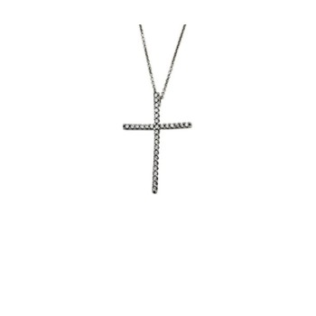PD.CROCE ORO BIANCO 18KT C/VENEZIANA MOD. M6-125 [ac872bca]