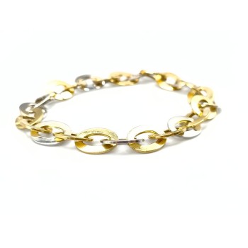 Bracciale in oro bicolor mod. m6-285 [c17540fd]