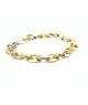 Bracciale in oro bicolor mod. m6-285 [c17540fd]