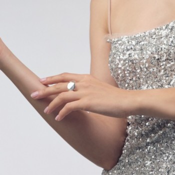 ANELLO IN BRONZO BIANCO MOD. 2591 [3367755a]