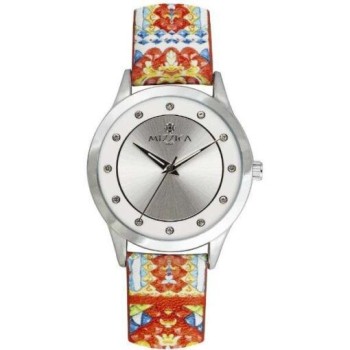 OROLOGIO  LA PIGNA  IN METALLO E CINTURINO IN PELLE MOD. MA110 [471a3007]