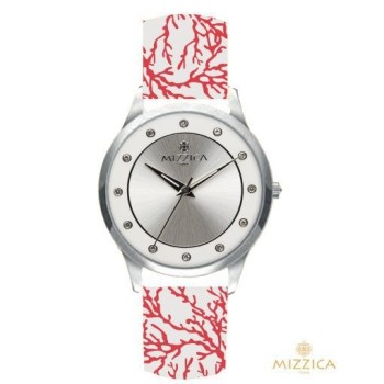 OROLOGIO  IL CORALLO ROSSO  IN METALLO E CINT. IN PELLE MOD. MA138 [b1078970]