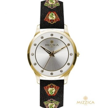 OROLOGIO  LA COFFA ROSSA  IN METALLO E CINT. IN PELLE MOD. MA166 [b67406f4]