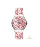 OROLOGIO IL CORALLO ROSSO IN METALLO E CINTURINO IN PELLE MOD. MB138 [ef626b9c]