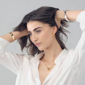 ORECCHINI IN BRONZO GIALLO MOD. 2596 [274c96a1]