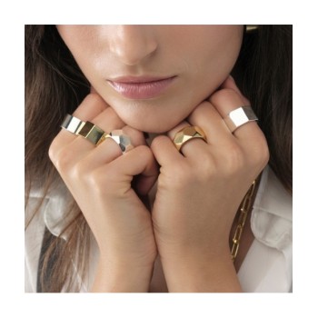 ANELLO IN BRONZO DORATO MOD. 2600 [35dee900]