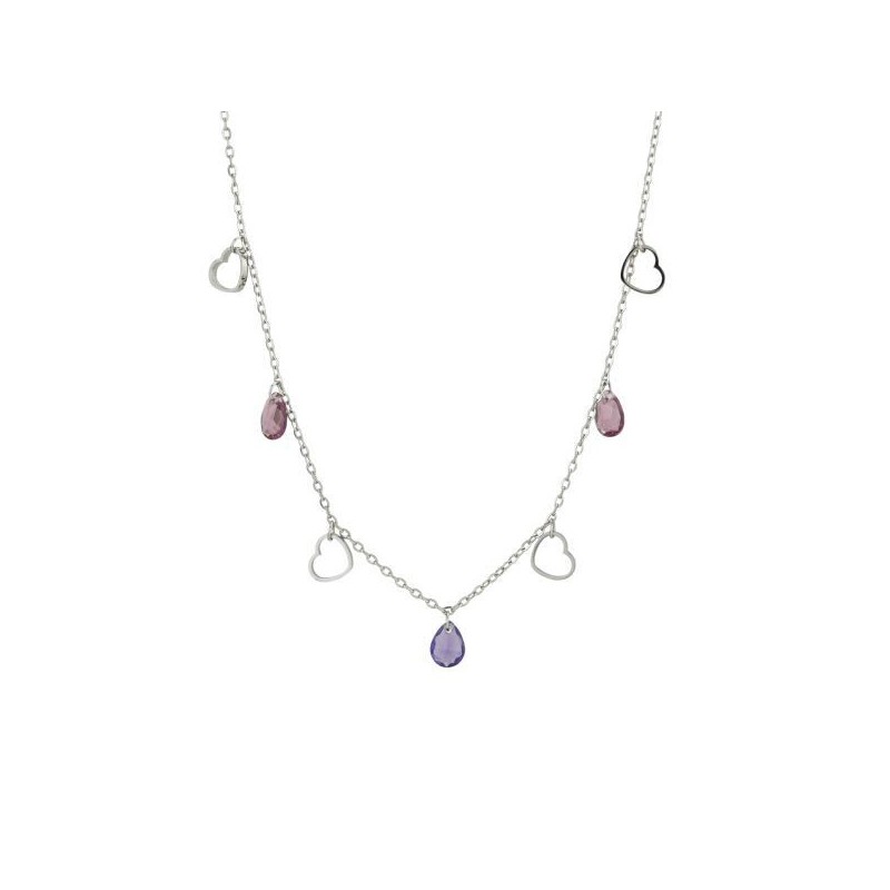 Collana rodiata cuori mod. MK/GR19 [1774d86e]