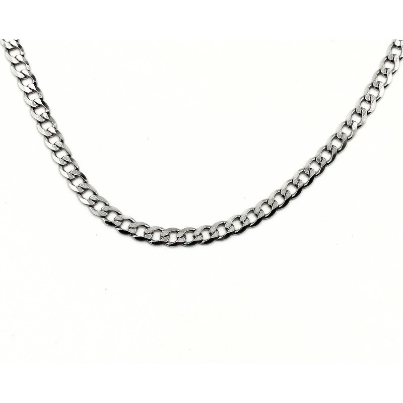 CL. MAGLIA GROUMETTE IN ARGENTO 50CM MOD. NC80109094 [41270e62]