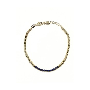 BR. ZIRCONI CENTRALI IN ARGENTO DORATO MOD. NC80142059 [5648ca22]