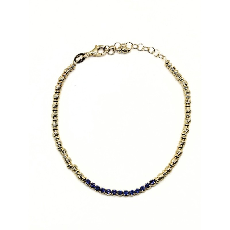 BR. ZIRCONI CENTRALI IN ARGENTO DORATO MOD. NC80142059 [5648ca22]