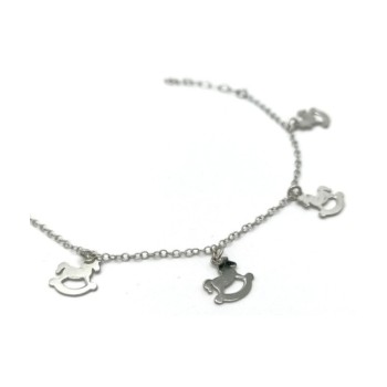 bracciale argento con cavallino mod.ncbr037e [1c077f57]