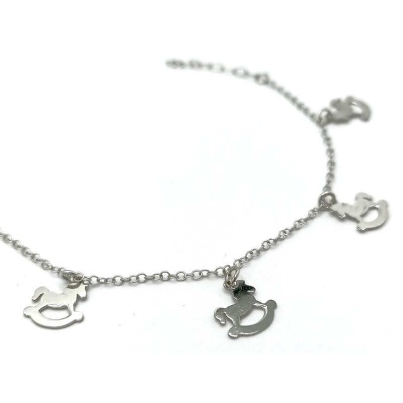 bracciale argento con cavallino mod.ncbr037e [1c077f57]