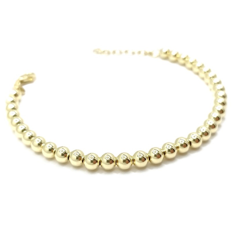 bracciale argento con palline mod.ncbr052d [b031d144]