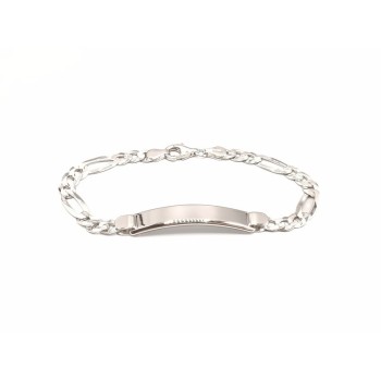 Bracciale in argento con piastra Mod. NCBR13 [2478e63e]