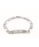 Bracciale con piastra in argento Mod. NCBR19 [38b015ed]