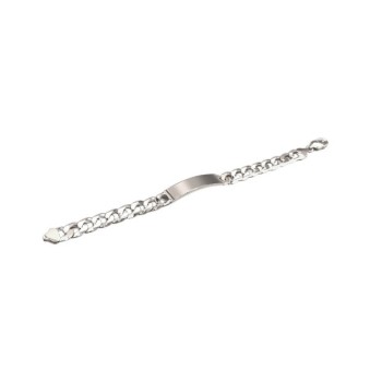 Bracciale in argento con piastra Mod. NCBR40A [e7237f9f]