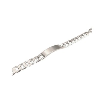 Bracciale in argento con piastra Mod. NCBR40A [e2733881]