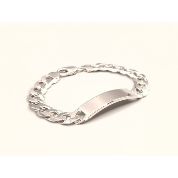 Bracciale in argento con piastra Mod. NCBR40A [531fafab]