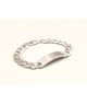Bracciale in argento con piastra Mod. NCBR40A [531fafab]