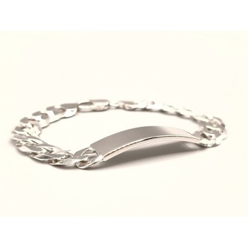 Bracciale in argento con piastra Mod. NCBR40A [e4026eaf]