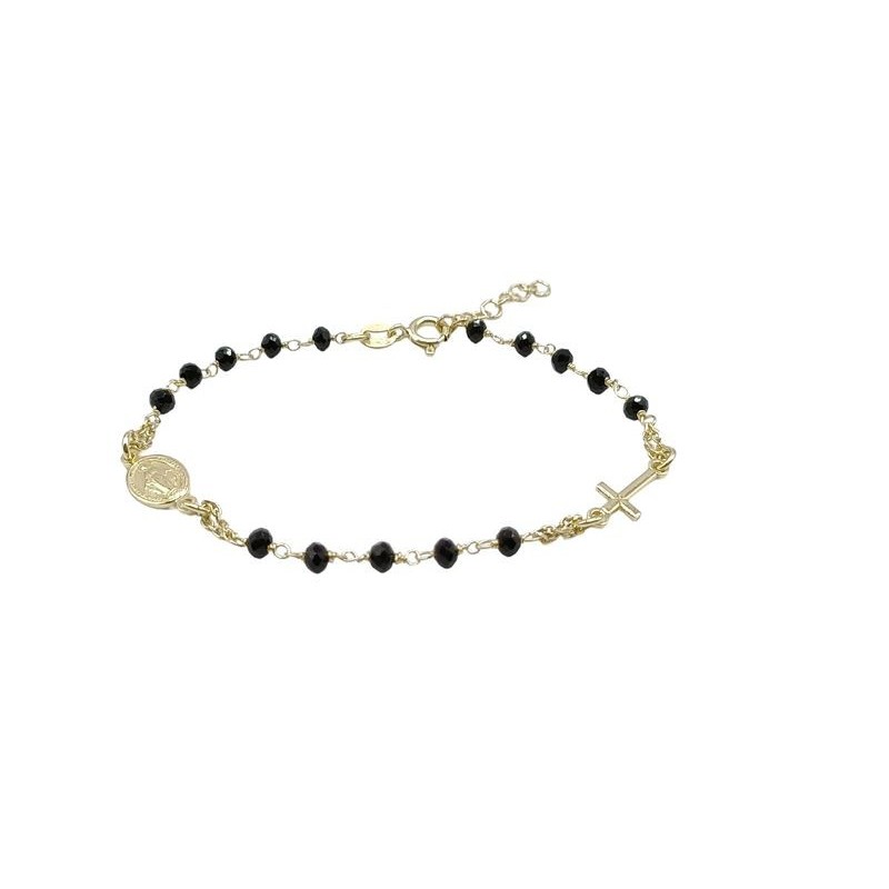 bracciale rosario in argento mod.ncbr45 [250c80fb]