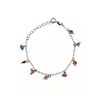 BR. IN ARG CON ELEMENTI VARI SMALTATI mod. NCBR65RH [d15895c6]