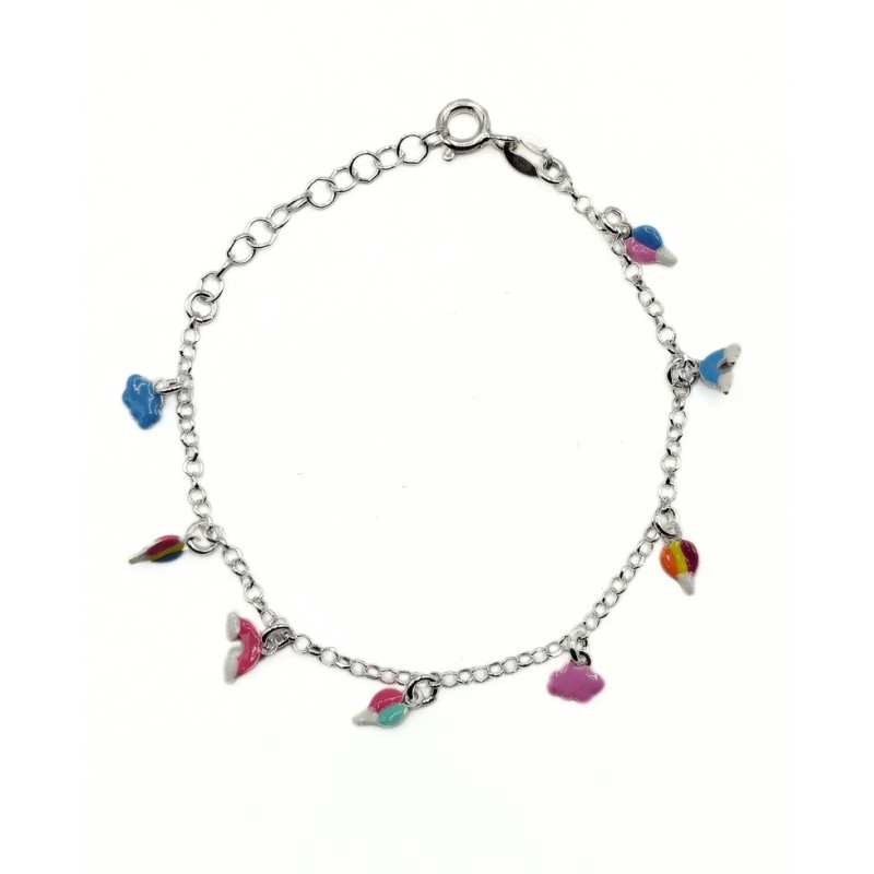 BR. IN ARG CON ELEMENTI VARI SMALTATI mod. NCBR65RH [d15895c6]