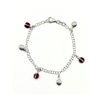 BR. IN ARG CON COCCINELLE SMALTATE MOD. NCBR71 [07931c73]