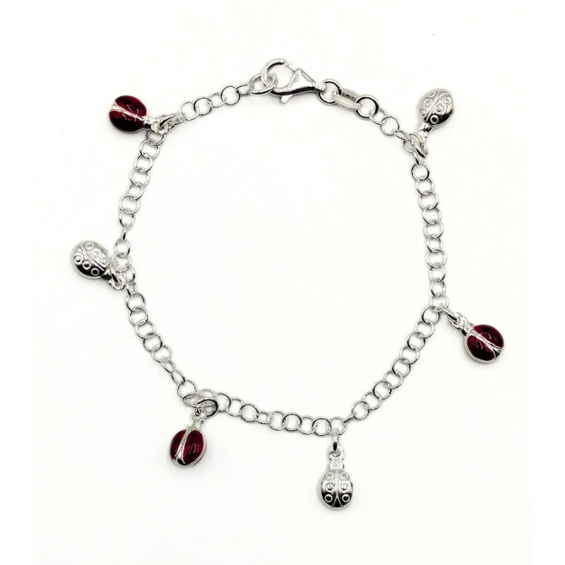 BR. IN ARG CON COCCINELLE SMALTATE MOD. NCBR71 [07931c73]