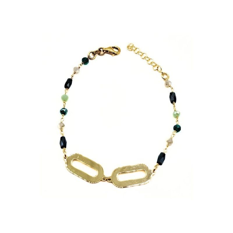 Bracciale con pietre verdi mod. NCBR750 [44741ea4]