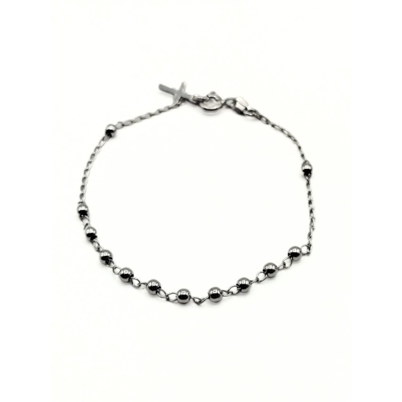 BRACCIALE ROSARIO ARG RODIATO MOD. NCBRROS34 [f8a6ee2e]