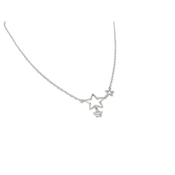 collana con stelle in argento mod.nccl77 [fe30321c]