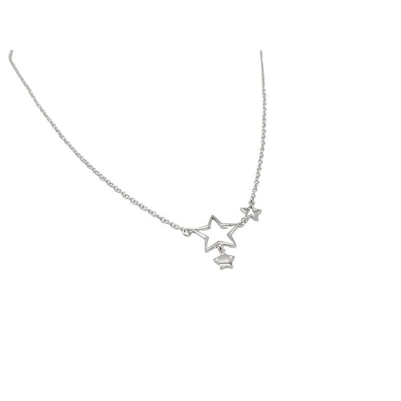 collana con stelle in argento mod.nccl77 [fe30321c]